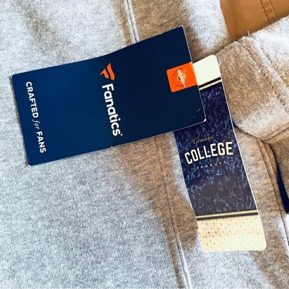 π NWT Miami Hurricanes Fanatics Quarter-Zip Jacket β Heather Gray β Men's L - Picture 9 of 10